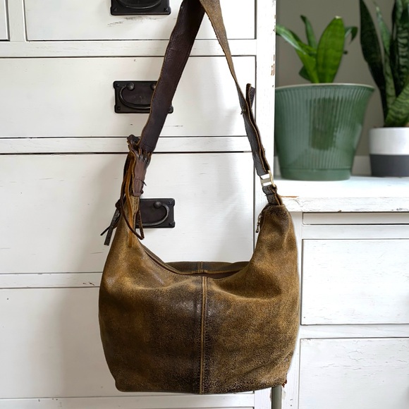RARE Jas-M.B. Brown Leather Handmade Equestrian Shoulder Bag Made in England - Picture 1 of 10